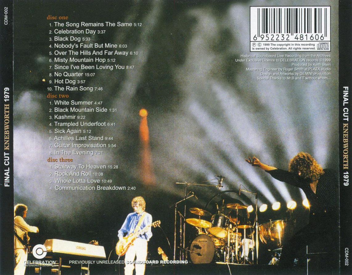 LED ZEPPELIN THE FINAL CUT ACE BOOTLEGS